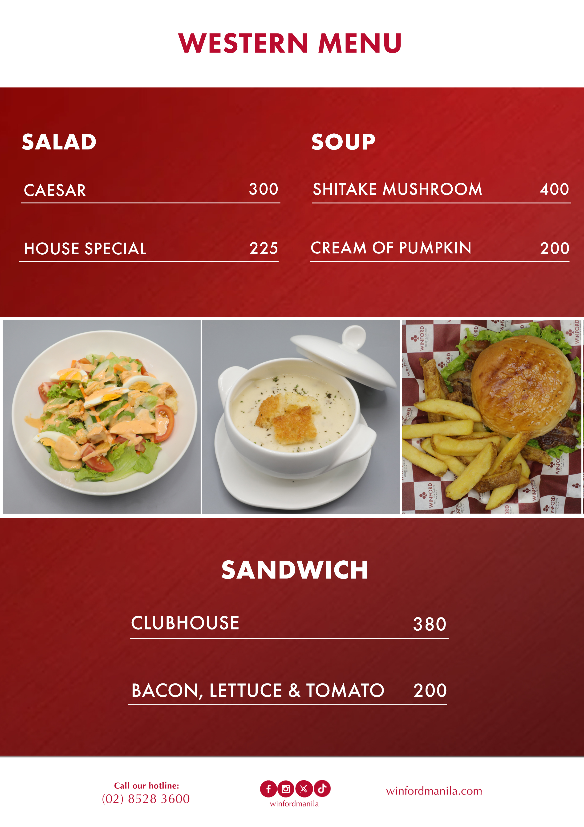 Menu page 2