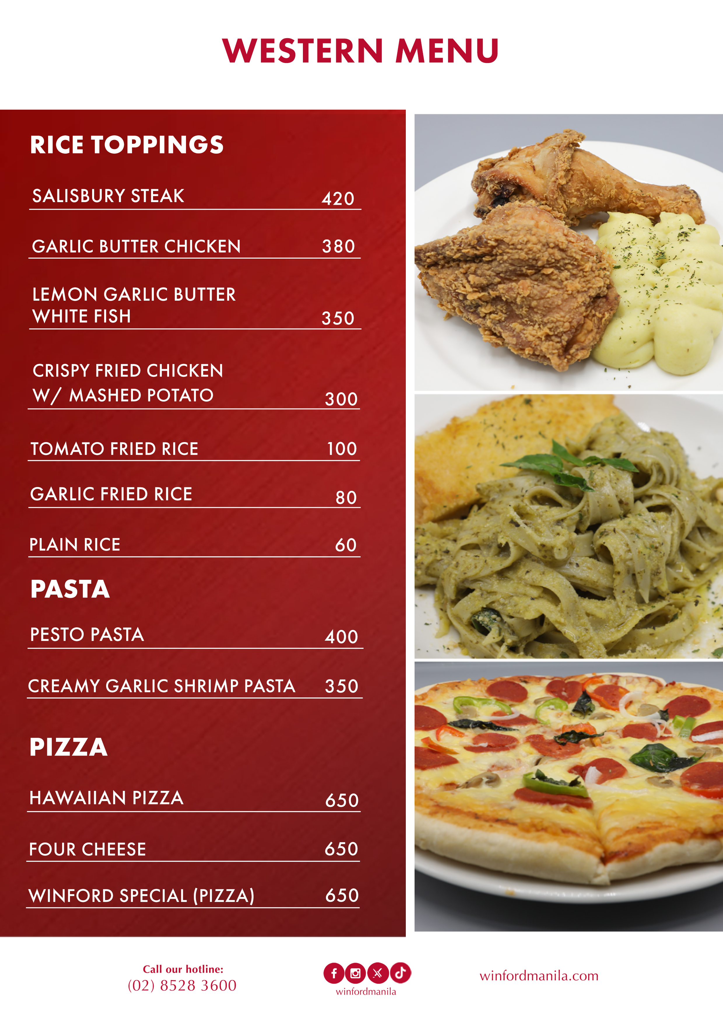 Menu page 3